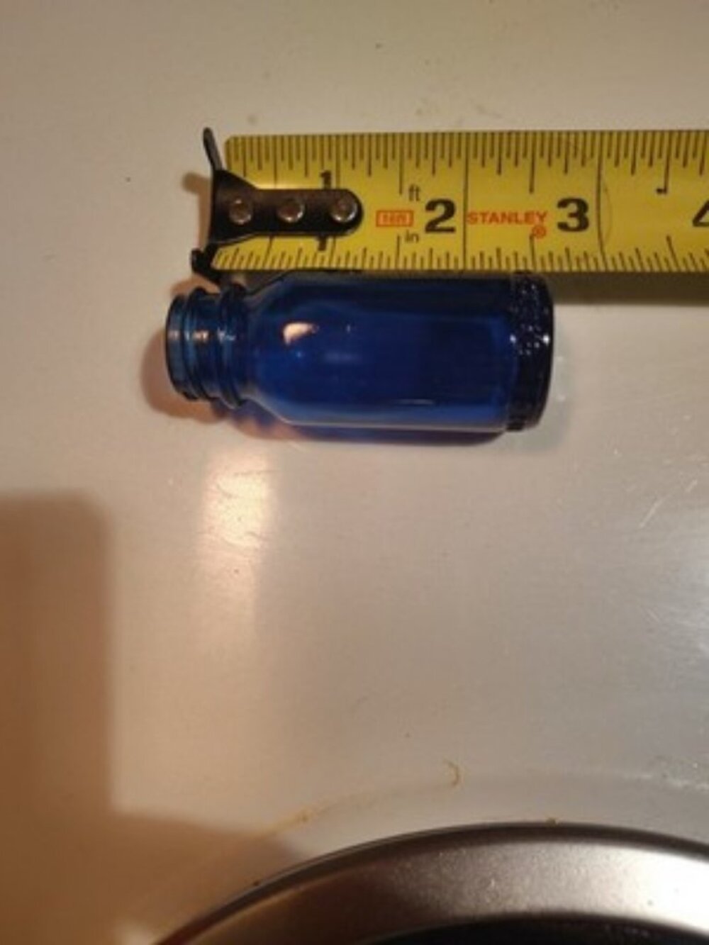 Vintage Embossed Glass Bromo Seltzer Bottle #3